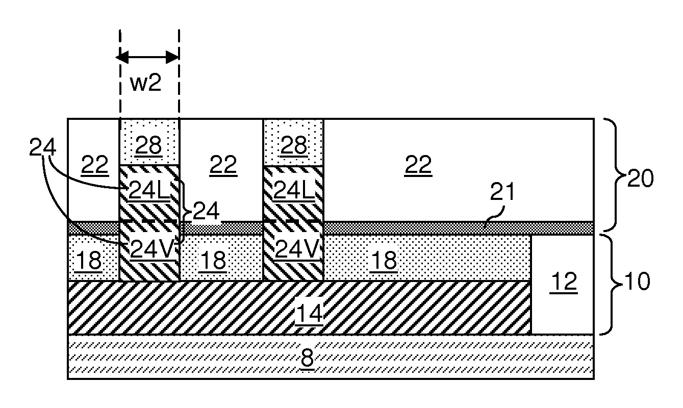 Dual damascene dual alignment interconnect scheme