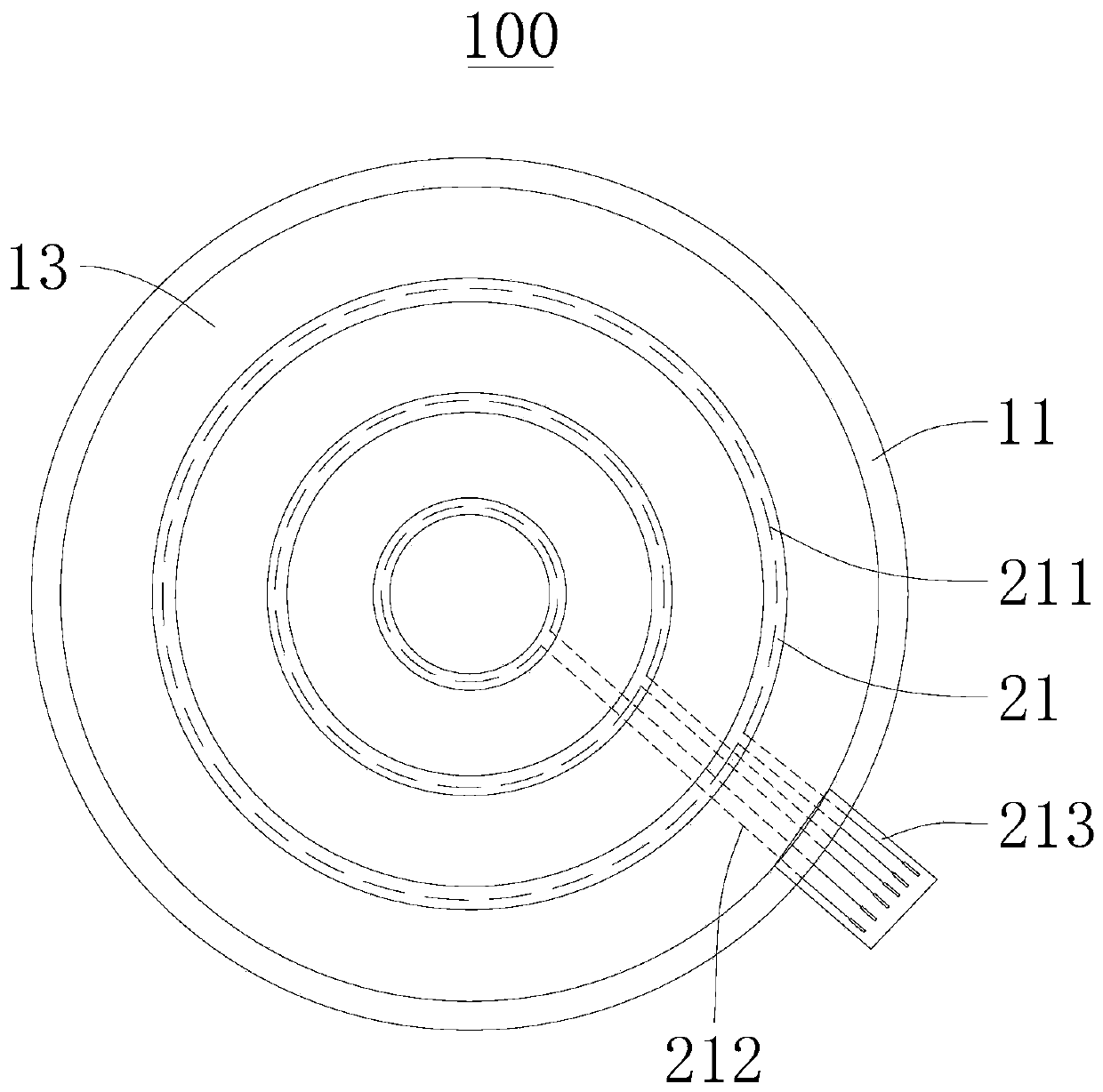 Extrusion type liquid lens and lens module