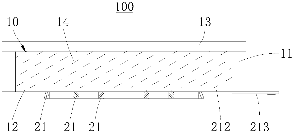 Extrusion type liquid lens and lens module