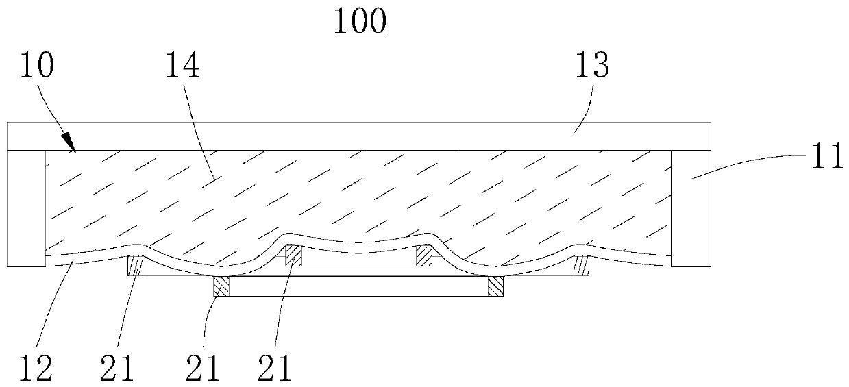 Extrusion type liquid lens and lens module