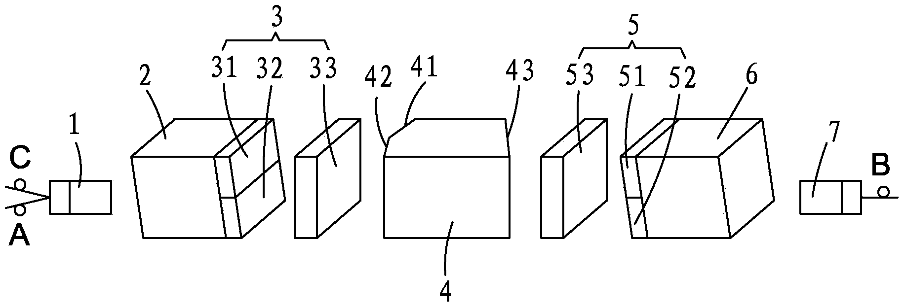 Three-port optical circulator