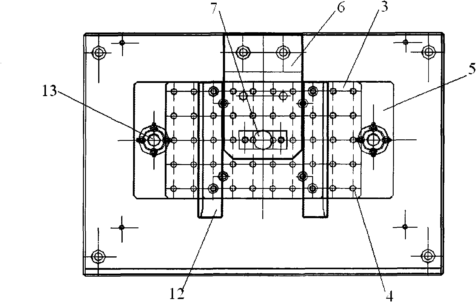 Spring fatigue test device