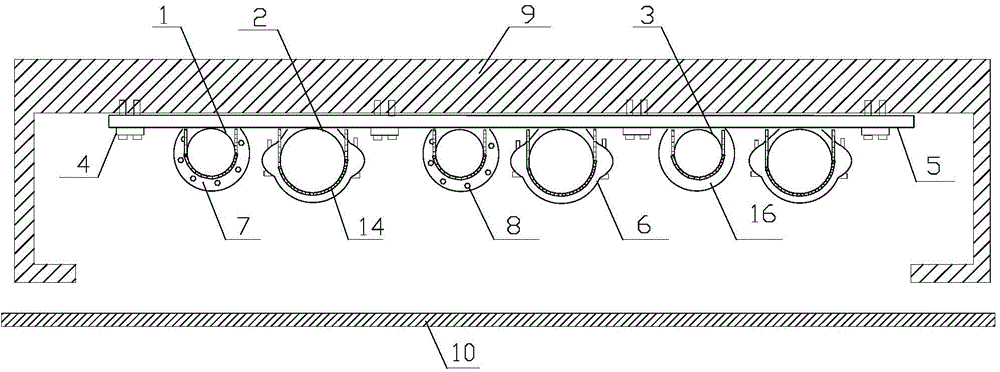 Combined type stand pipe and modularized installation method thereof