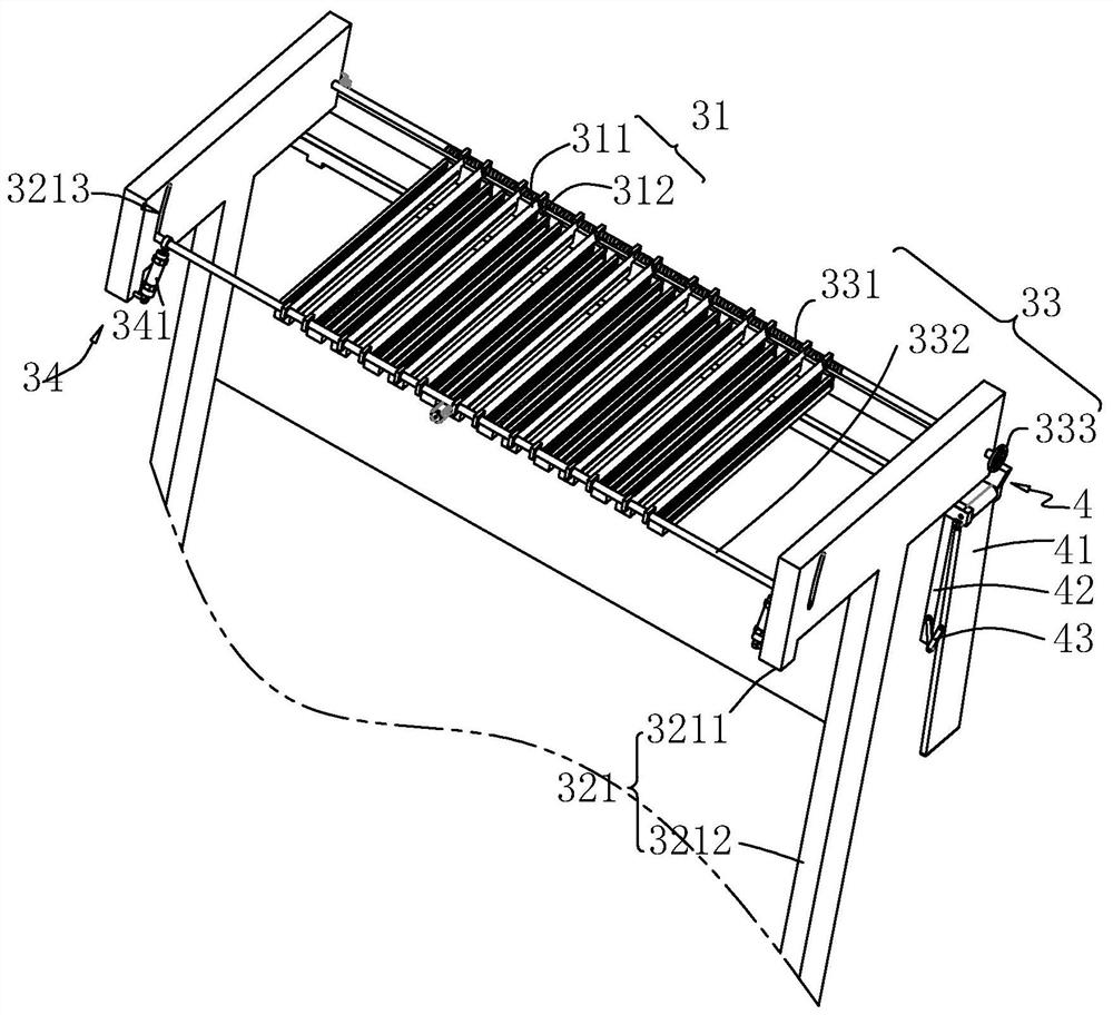 Automatic powder scraping device for electrolytic copper powder