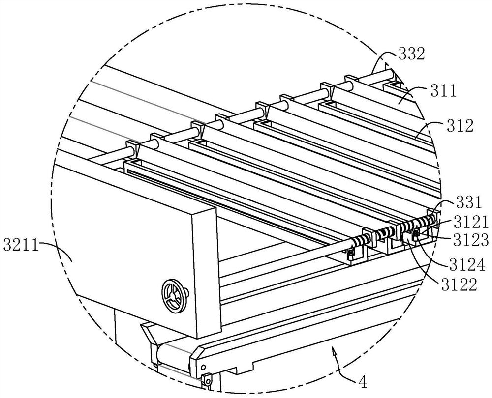 Automatic powder scraping device for electrolytic copper powder