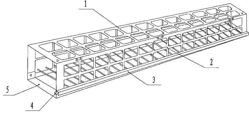 Fast cage type tobacco clamp for bulk curing barn