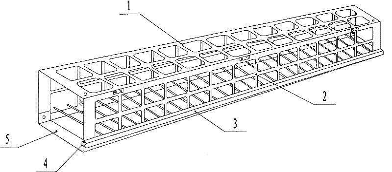 Fast cage type tobacco clamp for bulk curing barn