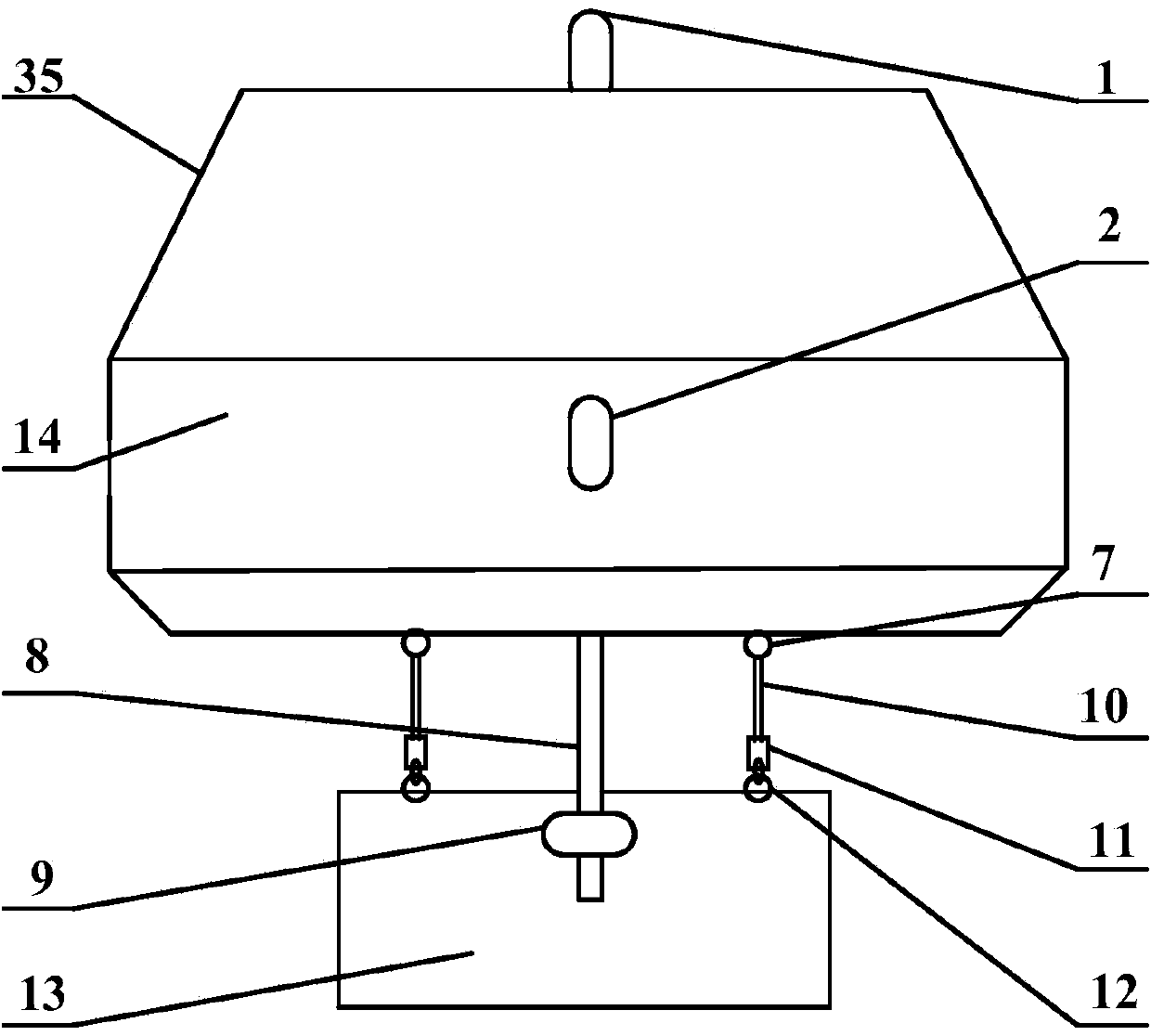 Buoyancy-adjustable device and method for auxiliary installation of underwater equipment