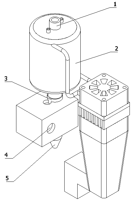 High-temperature 3D printing head