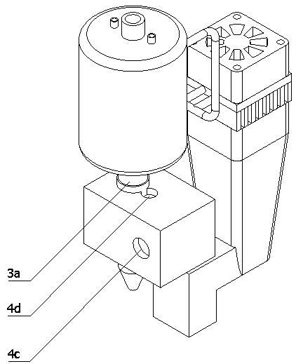 High-temperature 3D printing head