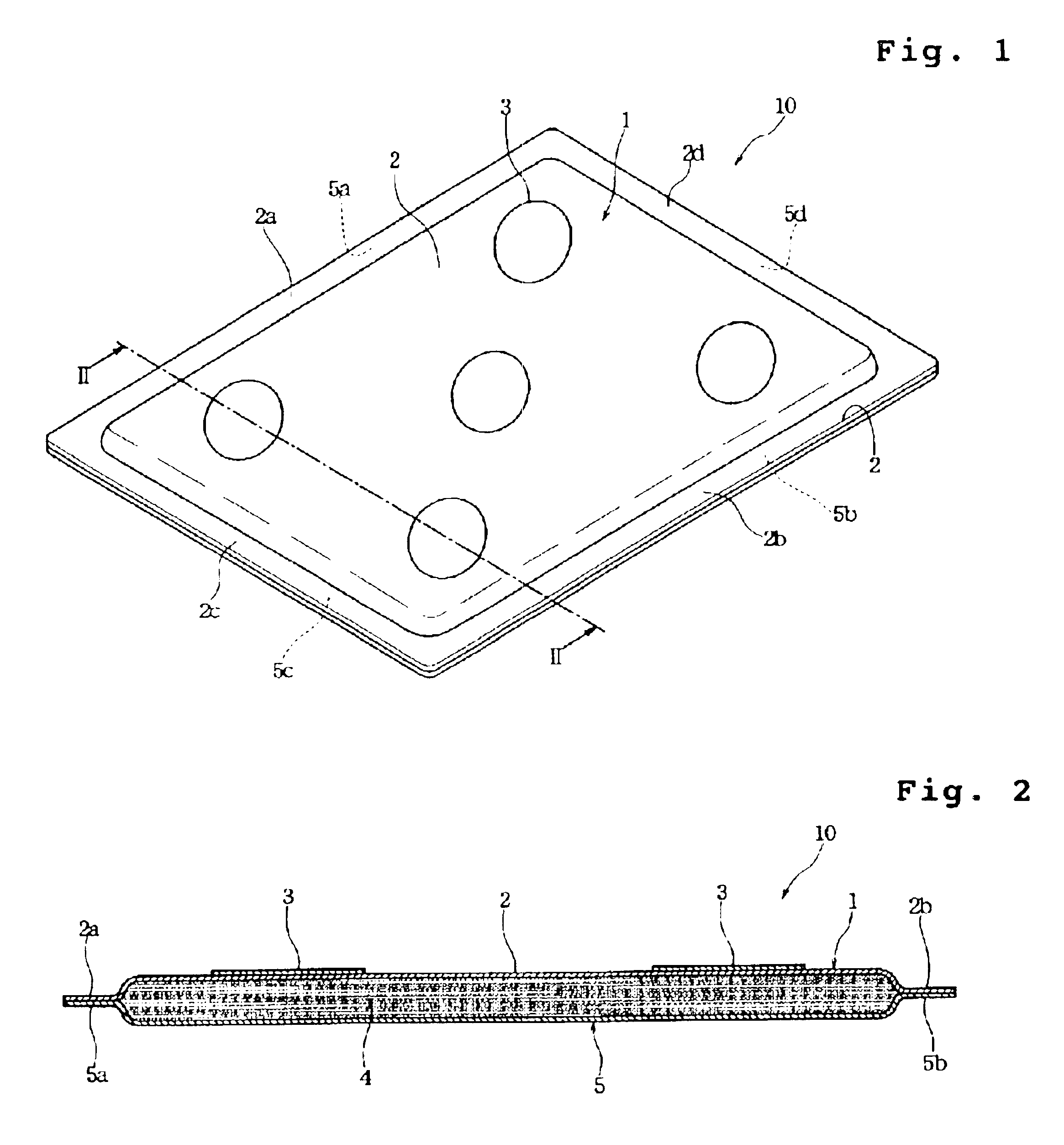 Laminated heating body