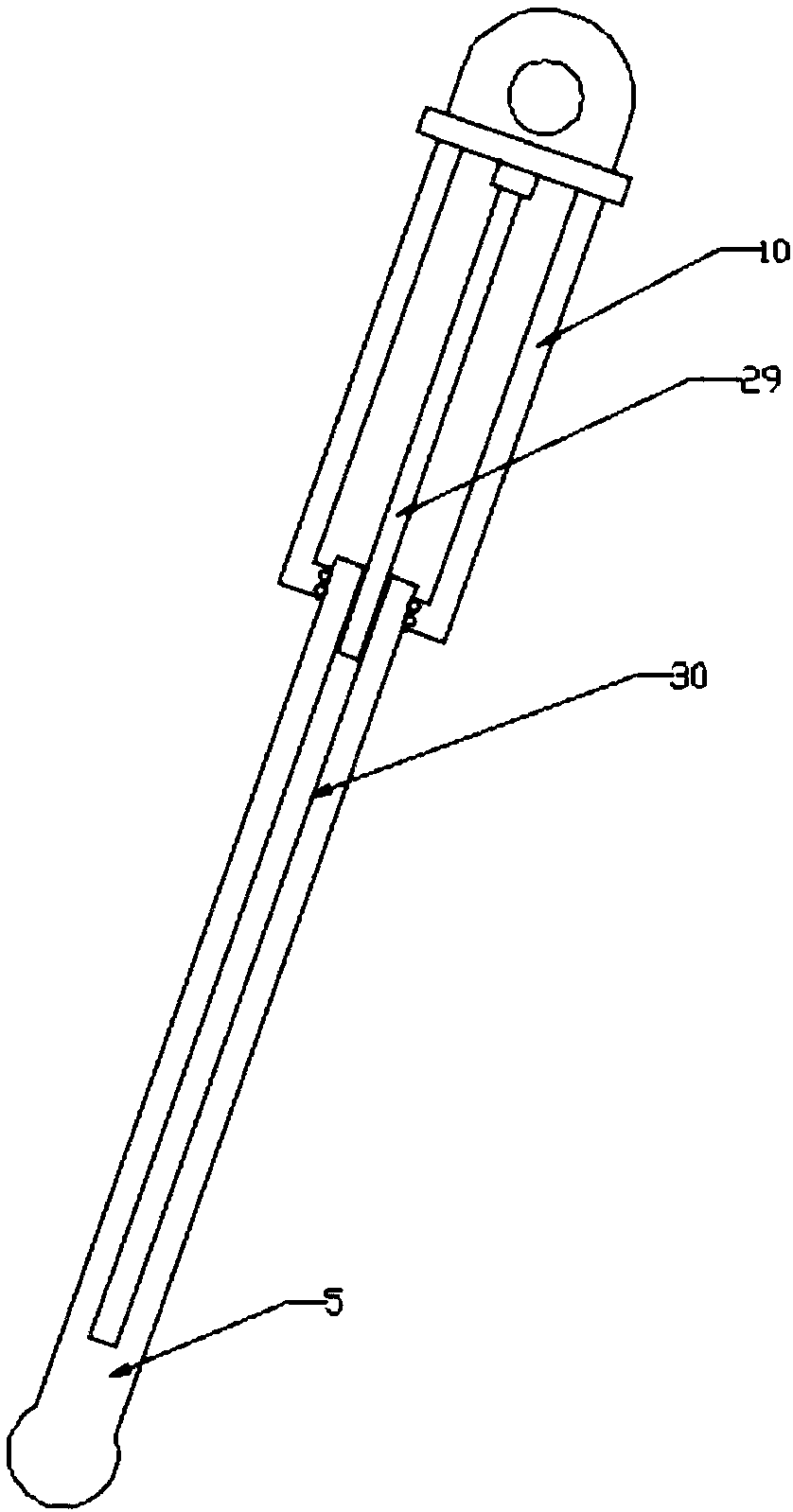 Bending moment suspension driven by motor