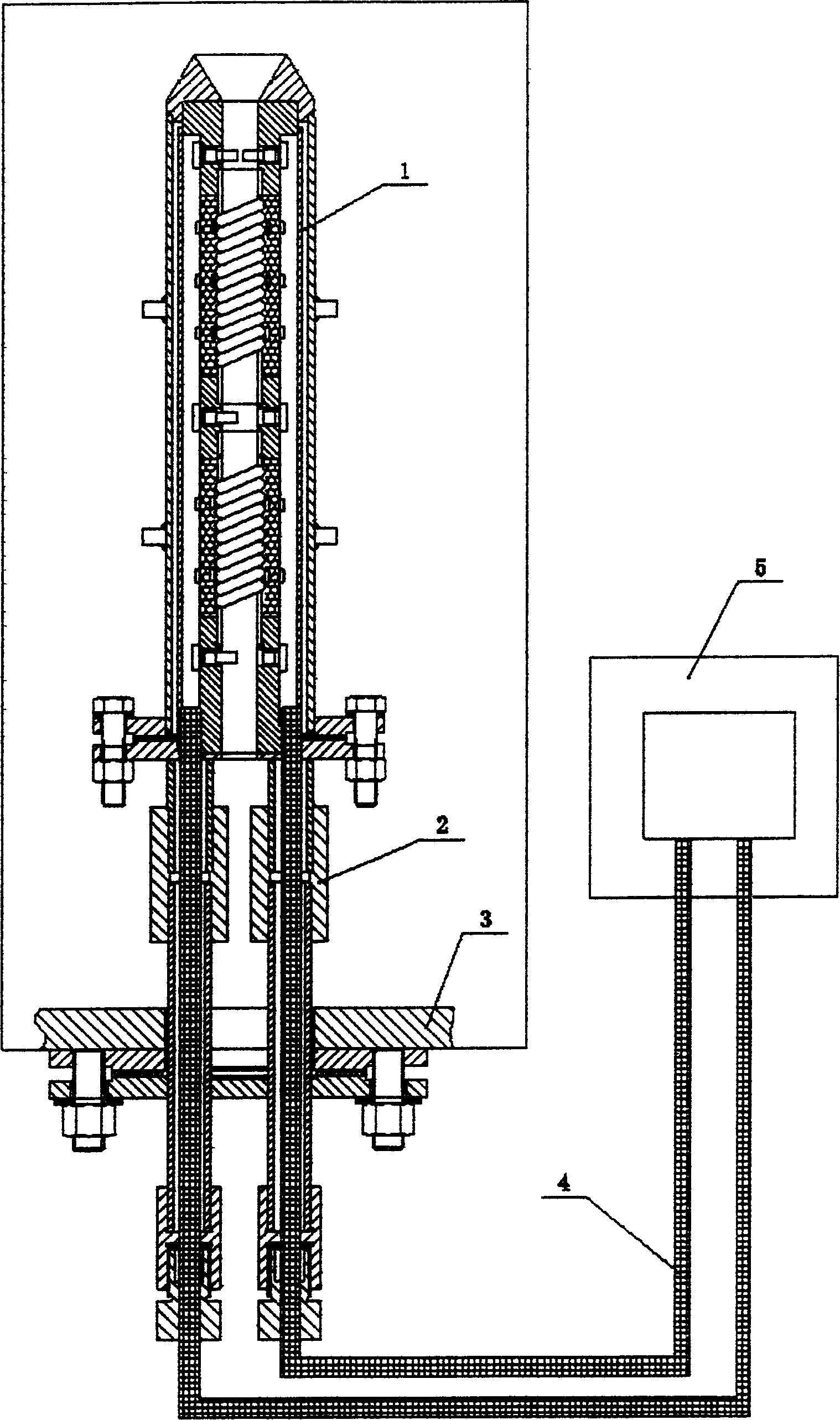 Exhausting humidity on-line monitor for steam turbine