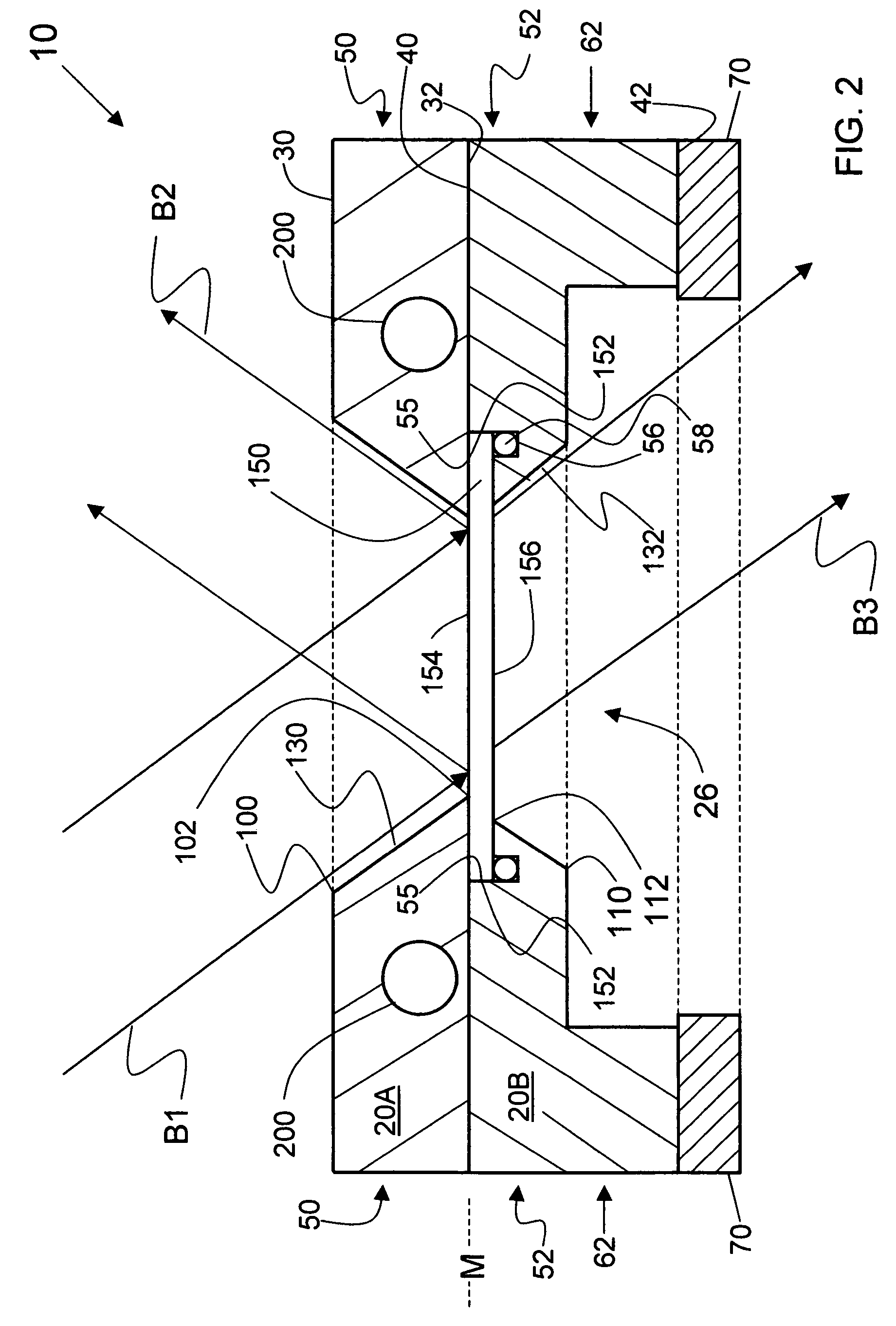 Beamsplitter for high-power radiation