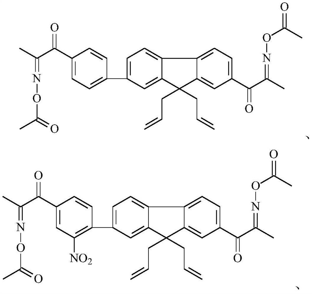 Bis-oxime ester photoinitiator, preparation method, photosensitive resin composition and application