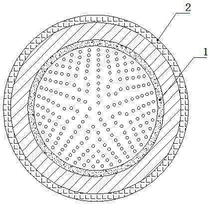 A quartz crucible forming mold