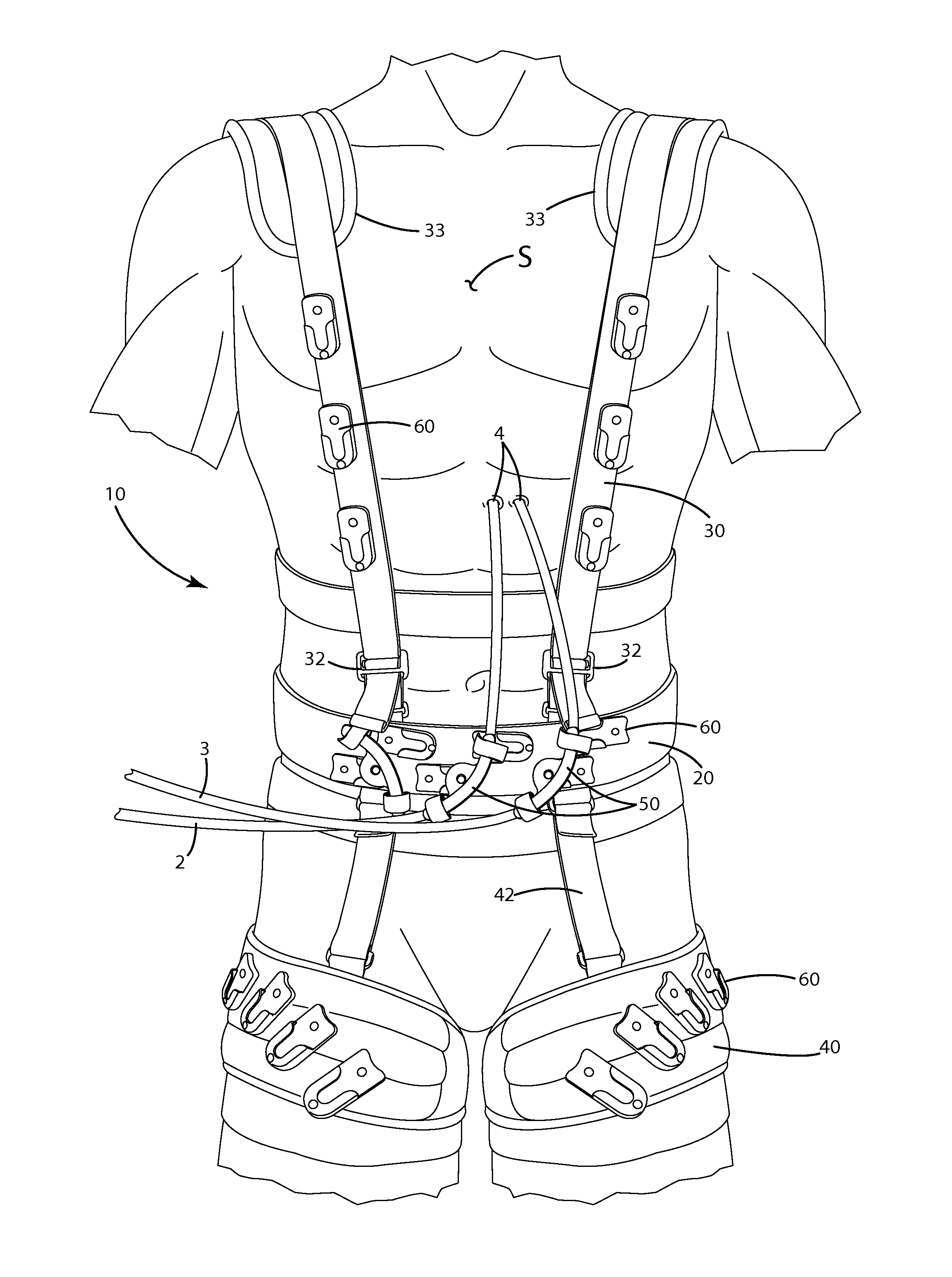 Medical tube harness