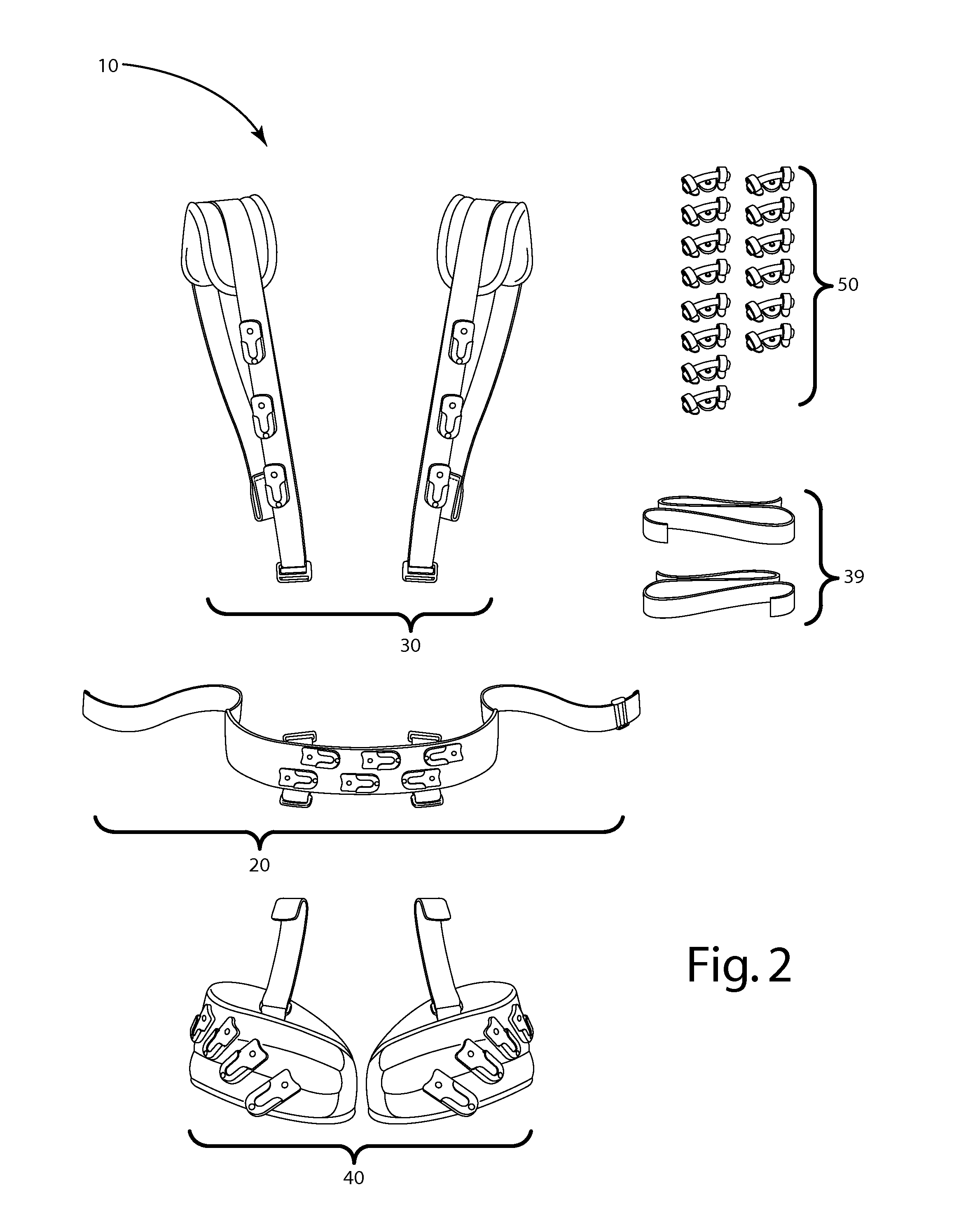 Medical tube harness