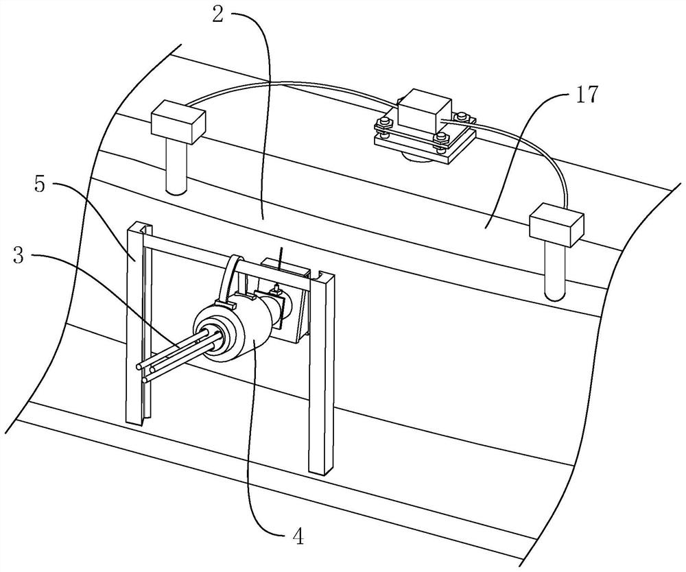 Automatic foundation pit support monitoring system