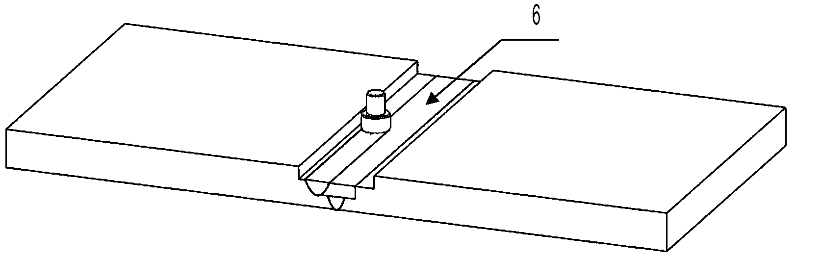 High-intensity aluminum alloy thick-plate low-heat input stirring friction welding method