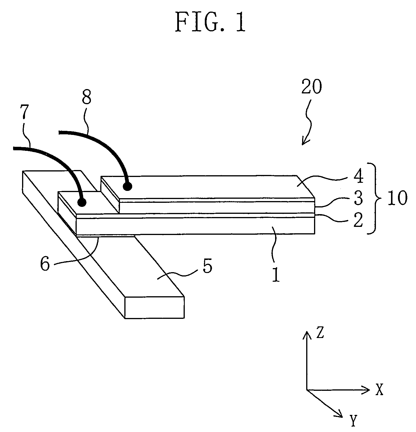 Piezoelectric element and method for manufacturing the same, and ink jet head and ink jet recording apparatus using the piezoelectric element