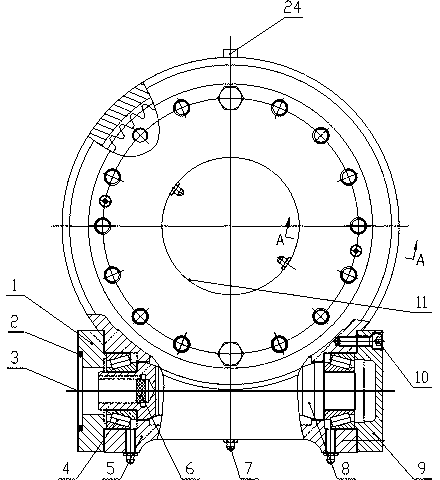 Waterproof rotary driving device