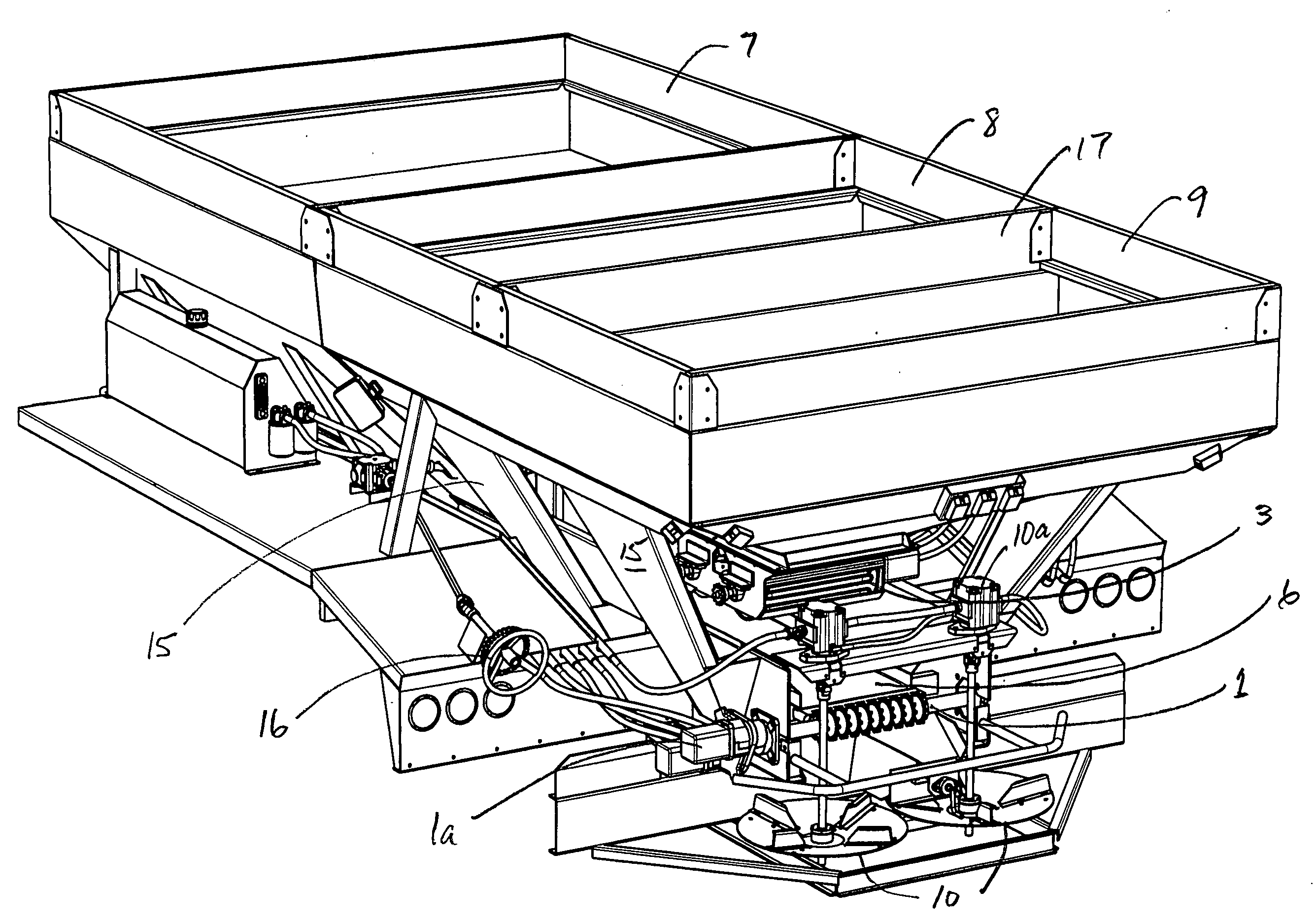 Plural bin metering system