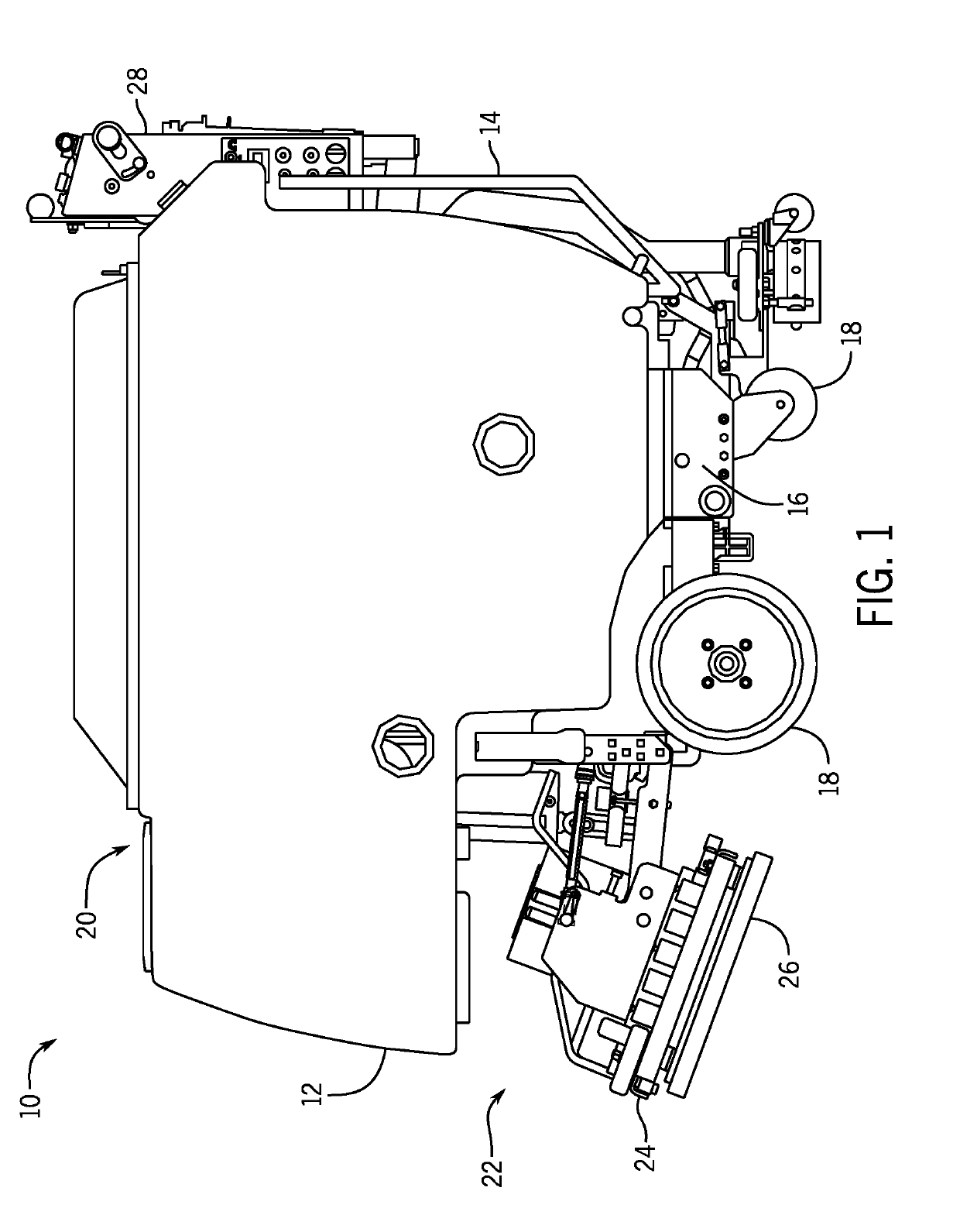 Floor Maintenance Machine Deck Assembly