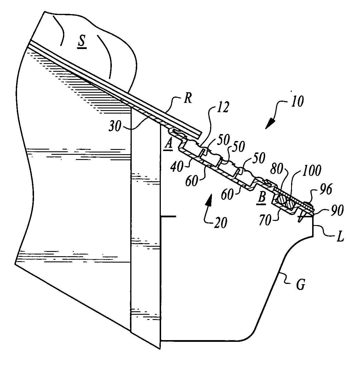 De-iced gutter debris preclusion system