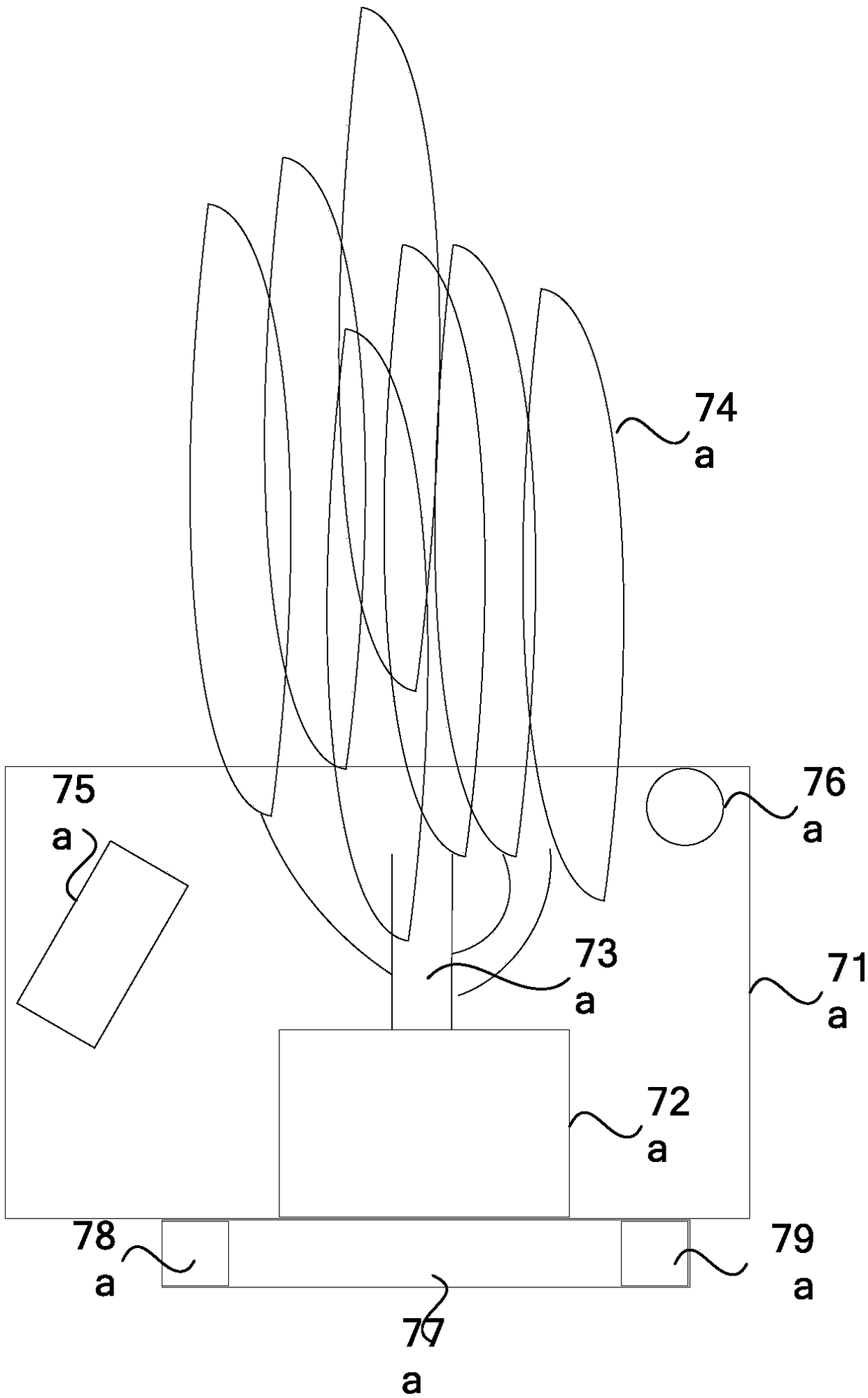 Outdoor intelligent tent system based on clean energy sources and unmanned aerial vehicle