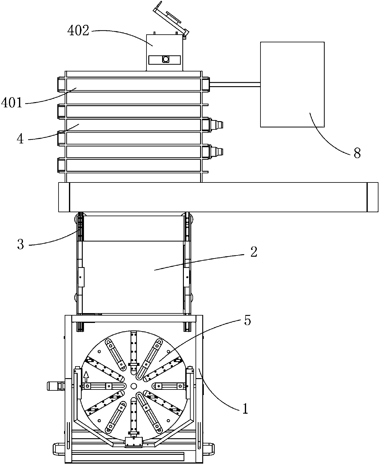 Large-scale ion beam polisher for optical parts