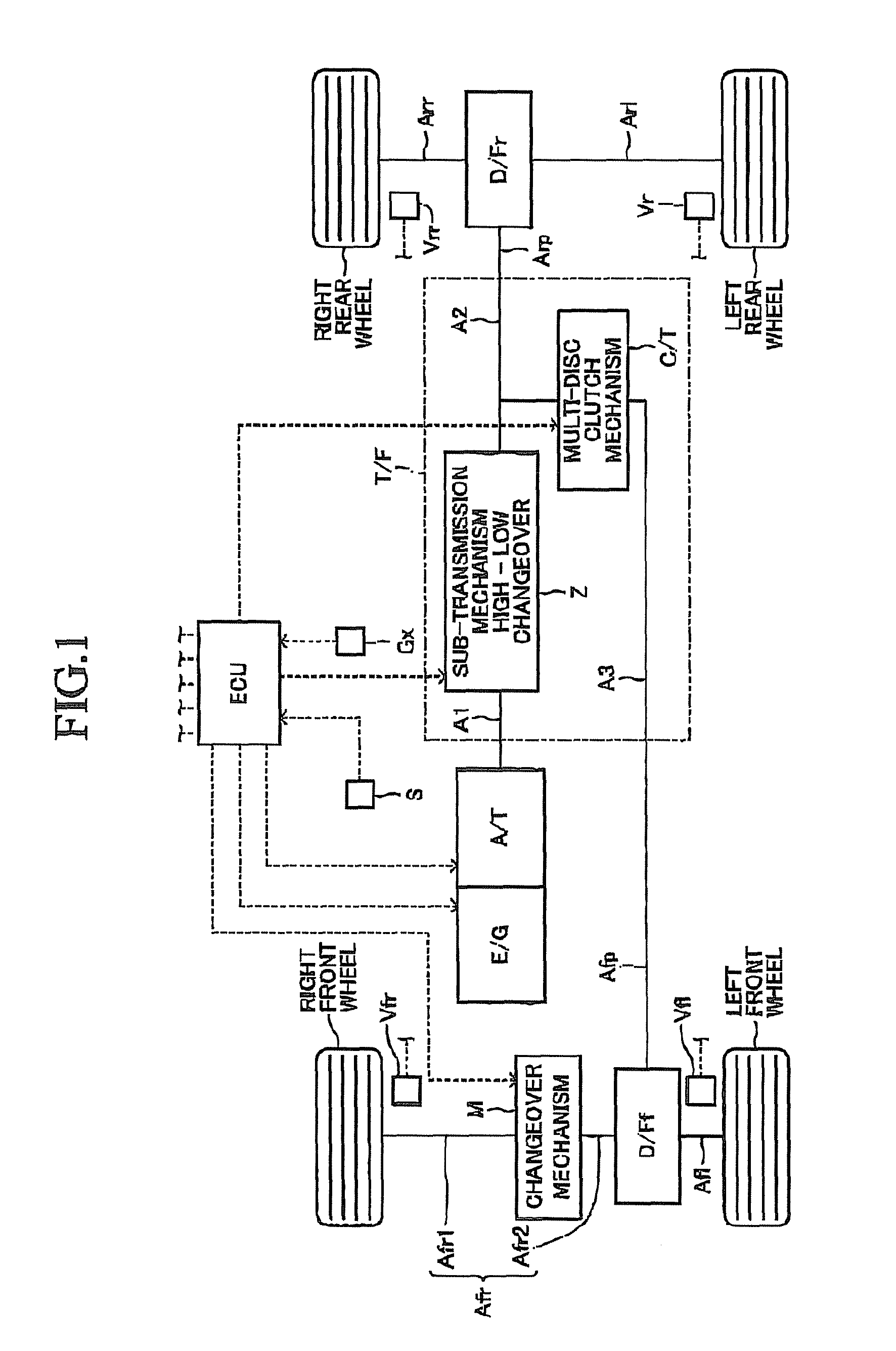 Drive state control apparatus for vehicle