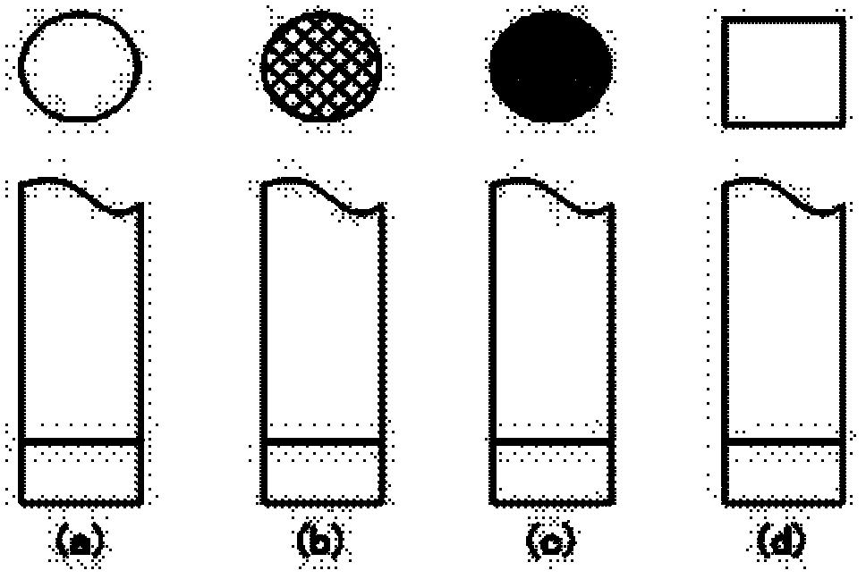 Method and device for ice adhesion strength normal force on material surface