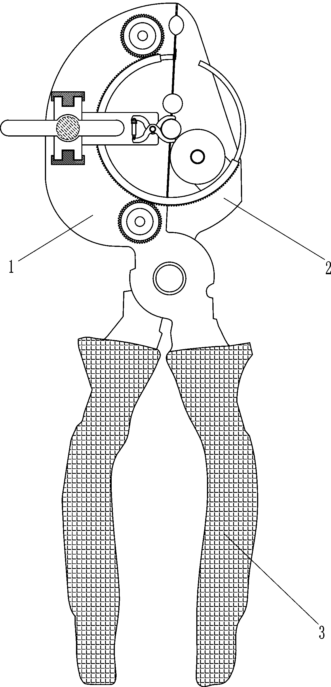 Copper core wire butt pliers for electrician