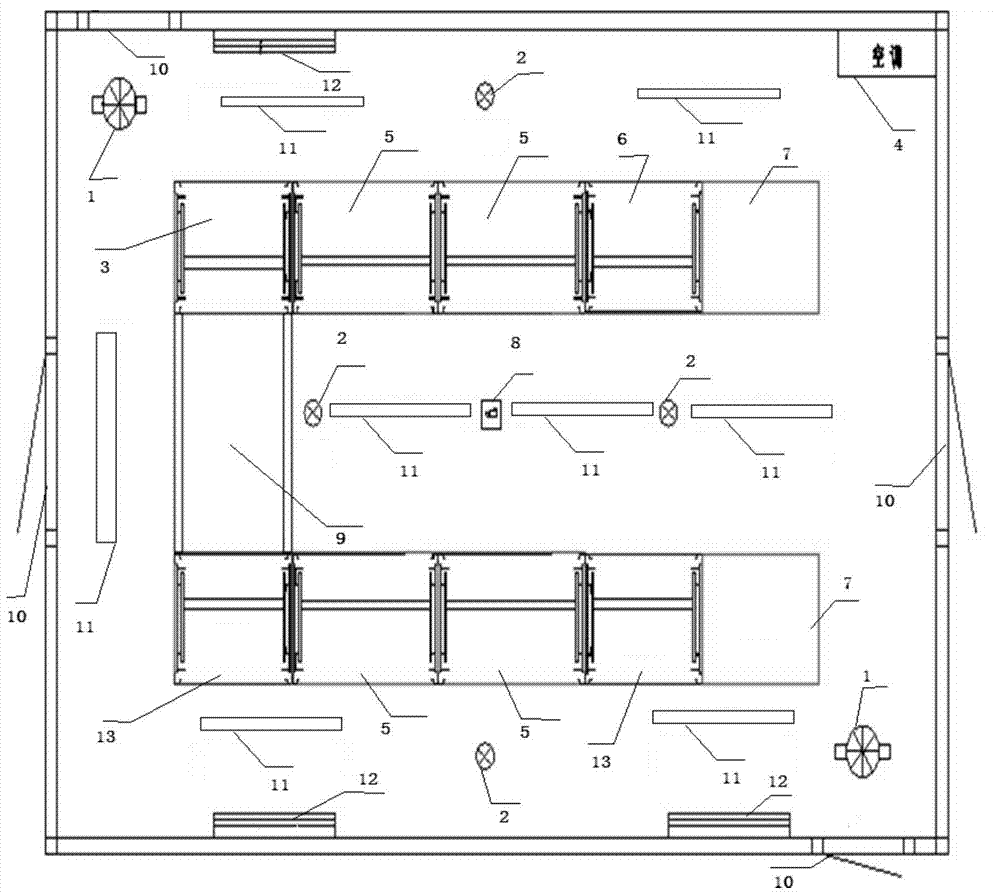 Box type switching station monitoring and control system