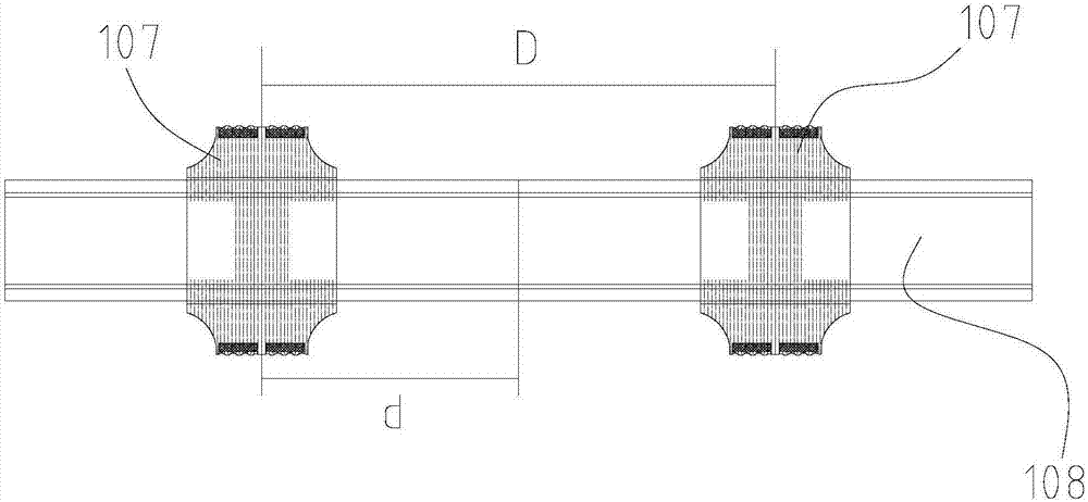 Elastic waistline sheet material processing method