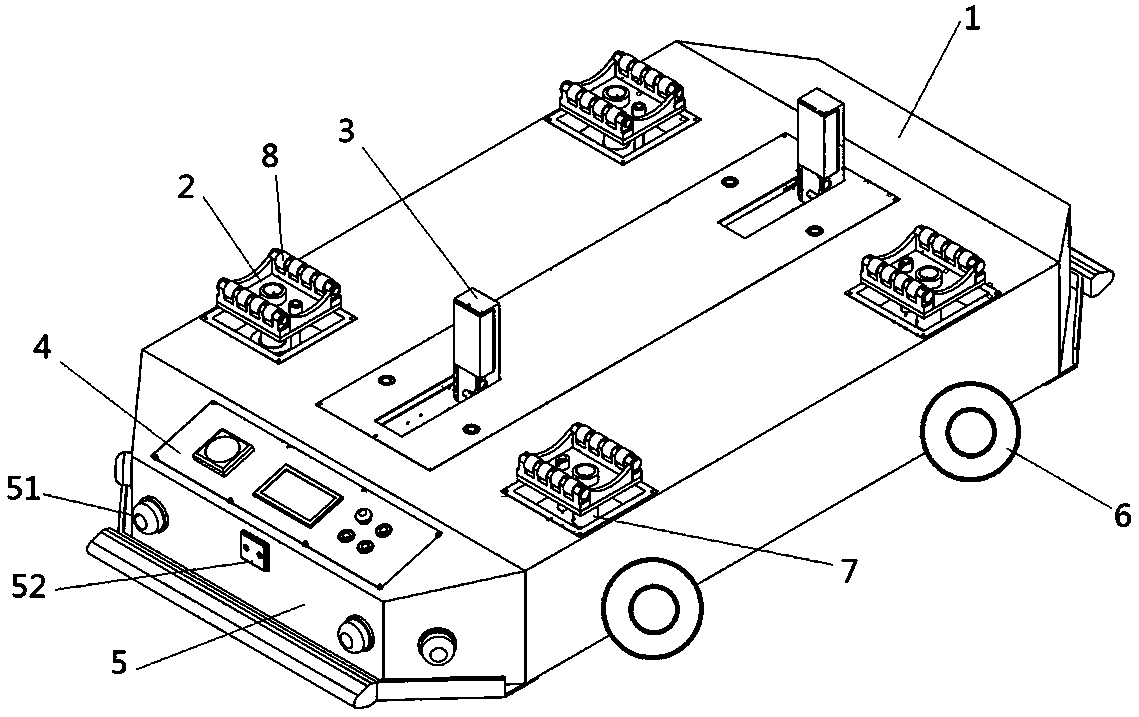 Wheel set handling robot