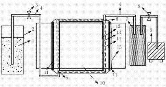 Wood structure reinforcing process based on vacuum negative-pressure method