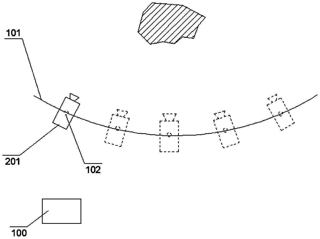 A 3D measurement and acquisition device based on virtual matrix