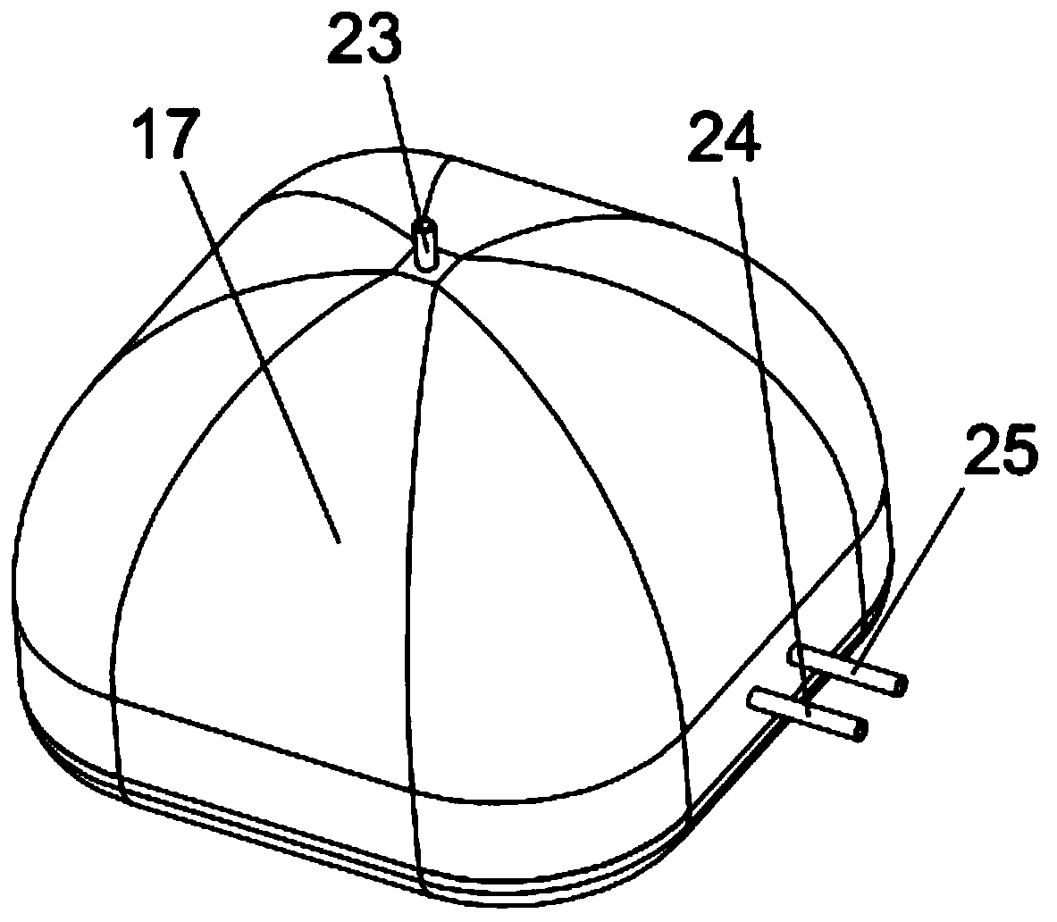 Low-temperature cooling head sleeve