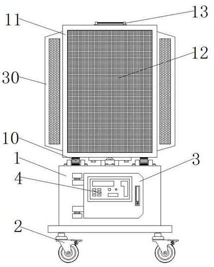 Movable air purifier of intelligent building