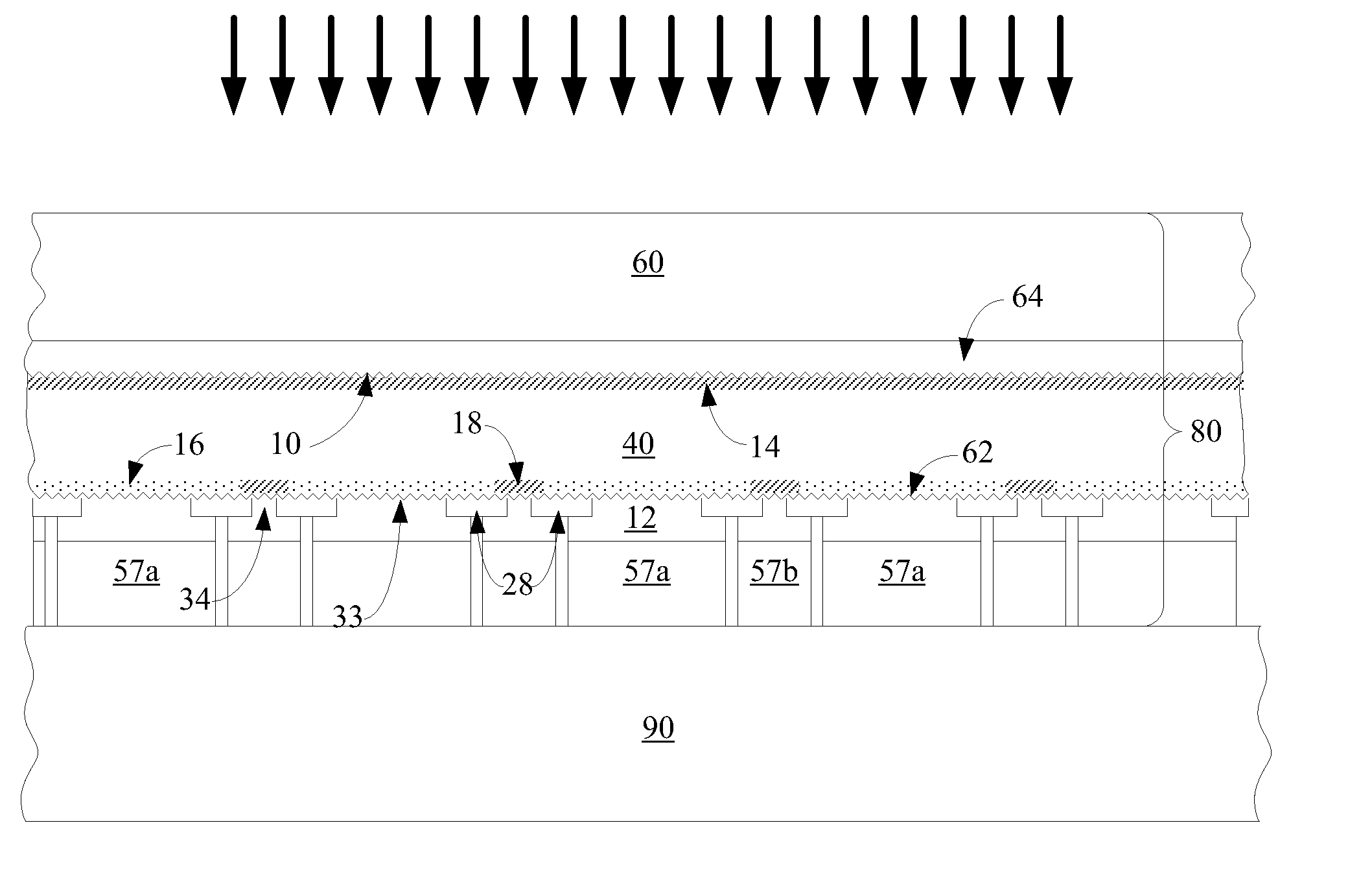 Back-contact photovoltaic cell comprising a thin lamina having a superstrate receiver element