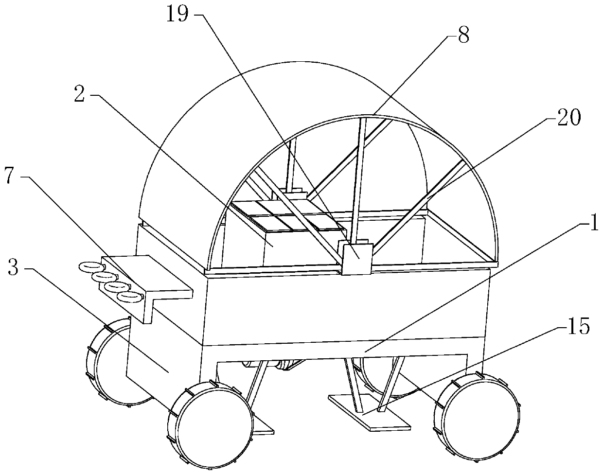 Movable new energy solar power generation equipment