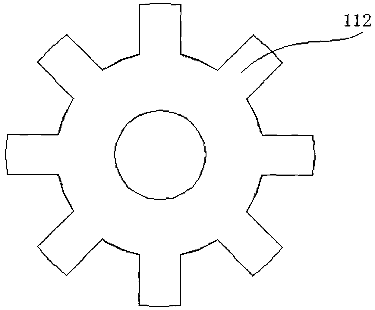 Switched reluctance motor for electric vehicle