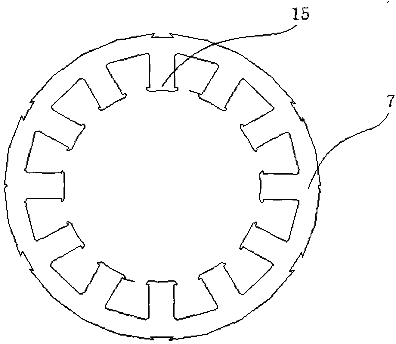 Switched reluctance motor for electric vehicle