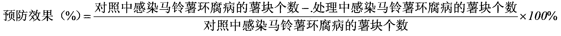 Botanical pesticide for preventing and treating potato ring rot and preparation method thereof