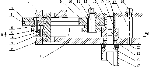 Adjustable intermittent drive mechanism