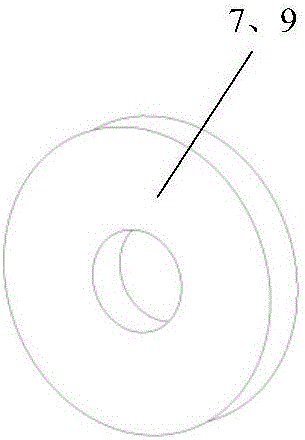 Guide rod device for stage separation of guided missile