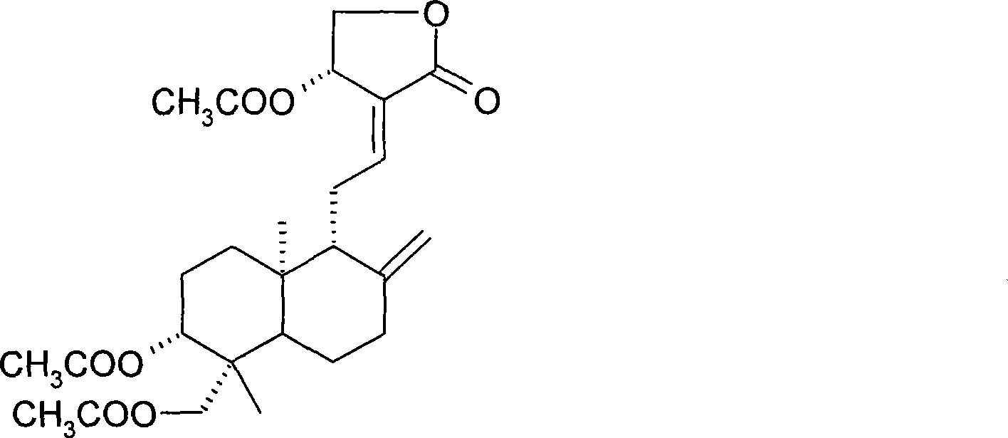 Medical use of triacetyl andrographolide as proinflammatory cytokine inhibitor