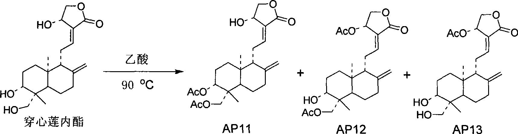 Medical use of triacetyl andrographolide as proinflammatory cytokine inhibitor